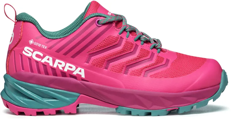 Scarpa Rush Kids GTX Shoes - Fuxia-Lagoon-1